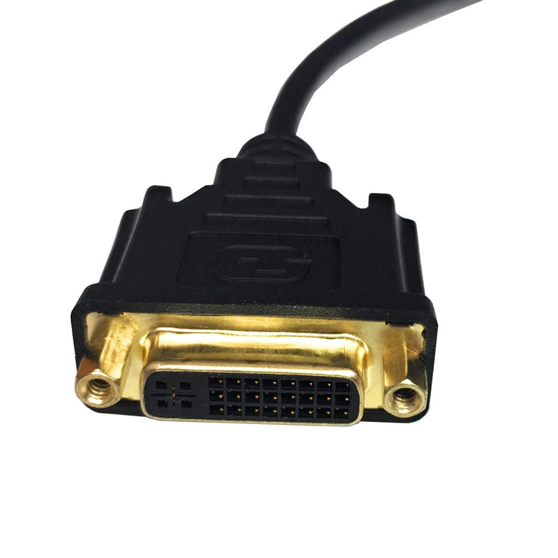 HDMI to DVI Cable, Bi-Directional HDMI Male to DVI-D(24+1) Female Adapter, 4k DVI to HDMI Conveter (1 Pack, DVI-D) 1 Pack