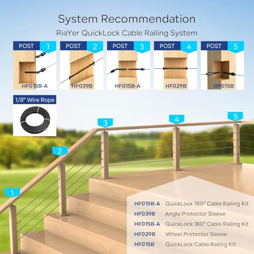 Black 1/8" Bundle: 1 Pair Adjustable Kit & 20 30° Angle Sleeves