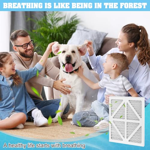 Upgraded 6x14x1 MERV 13 furnace replacement filter,household air conditioning and air conditioning HVAC filter replacement,6 pack