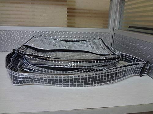 15.7inch ESD anti-static cleanroom engineer bag for semiconductor cleanroom clear pvc bag one piece black
