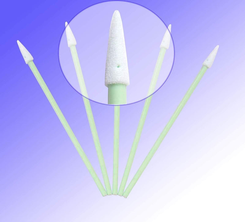 3.0" PCB Board Cleaning Swabs, Cleanroom Lint Free Pointed Foam Tip Swab for Camera, Optical Lens, Electronics, Detailing, Small Hole and Hard-to-Reach Area CK-FS750 (500) 500
