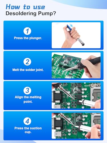 100W Digital Soldering Iron Set with LCD Display 180-520°C, 18-in-1 Professional Soldering Set Including Smart Multimeter, Desoldering Pump, 3 Soldering Tips, PU Bag & Accessories for