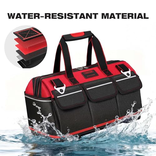 Thalirem 17-Inch Heavy-Duty Tool Bag with Multi-Pocket Organizer L