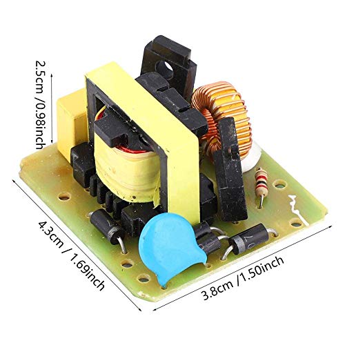 Fafeicy 40W DC-AC Inverter Power Supply, 12V to 220V Step-up Transformer Boost Module, 4.3 x 3.8 x 2.5cm