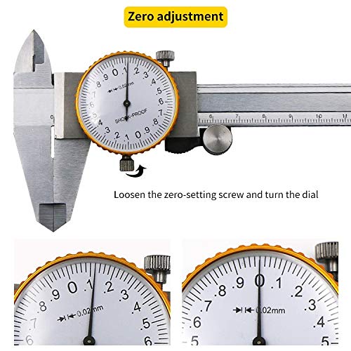Vernier Caliper 0-15cm Range High Precision Industrial Stainless Steel Vernier Caliper Shockproof Metric Measuring Tool