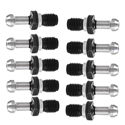 findmall 10Pcs BT40 45°0.589" Pull Stud Retention Knob Replacement for HASS CNC