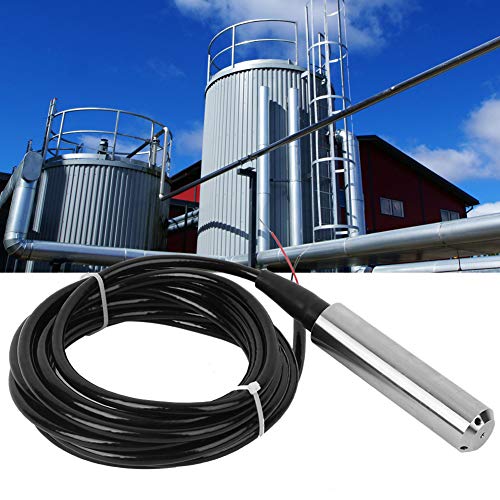 TL - 136 Liquid Level Transmitter Water Oil Level Sensor Detector 24VDC 420mA Signal Output (0-2m), Transmitter 0-2m