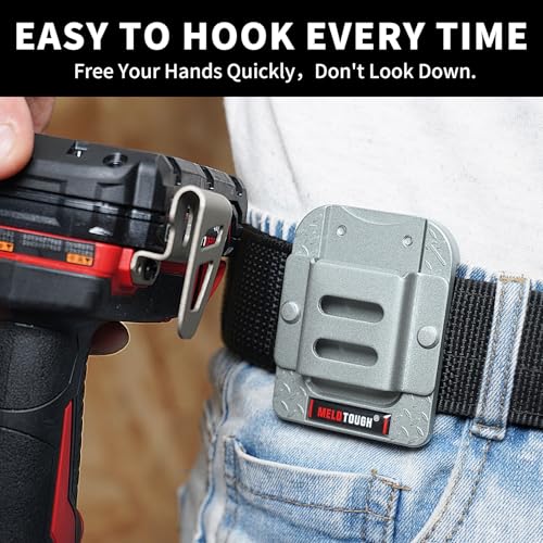 MELOTOUGH Tape Measure Holder, Drill Holder for Tool Belt