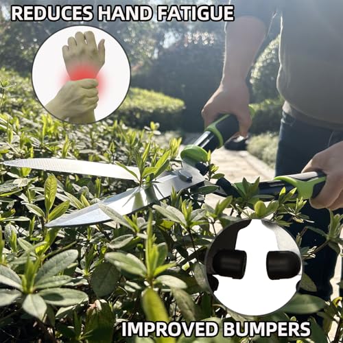 YRTSH Hedge Clippers, Garden Hedge Shears for Trimming Border Hedges Shrubs