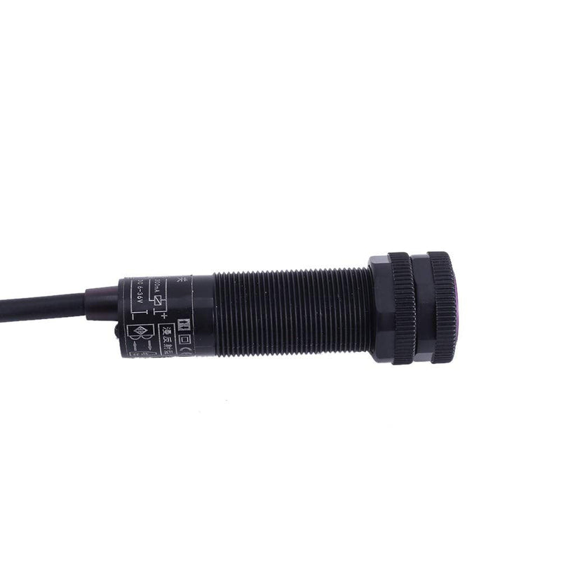Infrared light barrier, E3F-DS50C4 DC 6V-36V 300mA 50cm Adjustable diffuse light barrier sensor optical THREE lines NPN NO (Normally Open) proximity switch