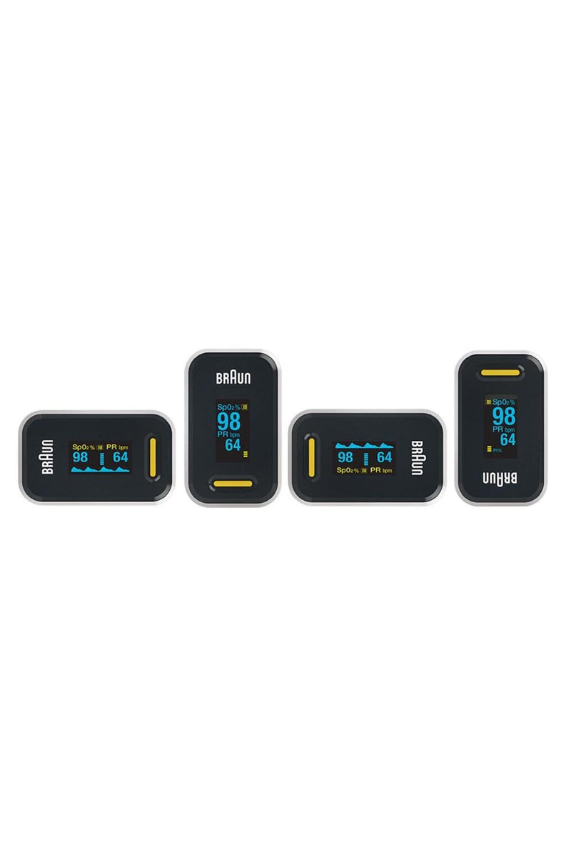 Braun Pulse Oximeter 1 | Precise Blood Oxygen Meter | Home Use | For Patients with COPD, Pneumonia, Sleep Apnea | Ideal for Athletes | YK-81CEU, Packaging Design May Vary