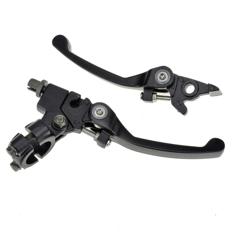 HIAORS Black Chrome Clutch Brake Lever for 22mm 7/8 inch Handlebar 110cc 125cc 140cc TTR 125cc SSR Xmotos Apollo 125 Pit Dirt Bike Motorcycle