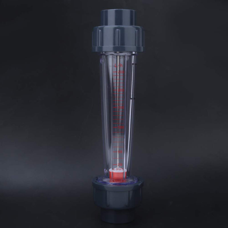 Liquid Flow Meter, 250~2500L/h High Precision ABS Pipe Flow Meter, Inner Diameter 32mm