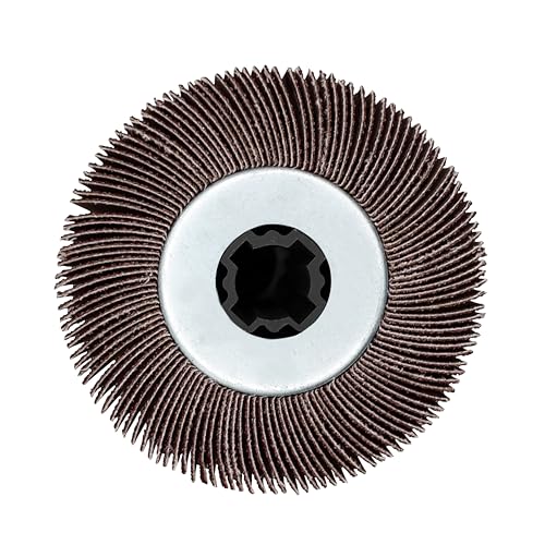 Flap Sanding Drum 4.5"x4", 120 Grit, Aluminum Oxide, 3/4" Arbor A2 Fine Medium