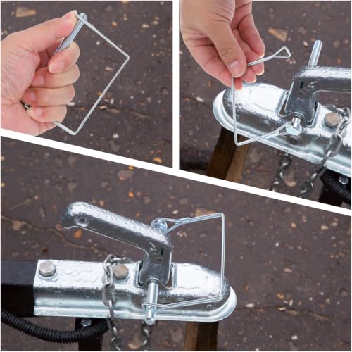 Kifmurase 30PCS 5/16 Inch Trailer Coupler Pin, 4 Inch Long Wire Lock Pin 30