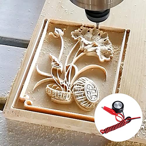 Zerodis CNC Touch Plate, Z-Axis Router Tool Setting Probe Milling CNC Engraving Machine Auto-Check Instrument Setting Probe