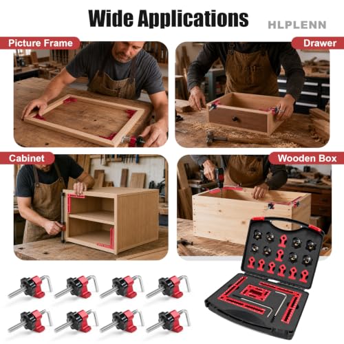 8pcs Corner Clamp Set for Woodworking