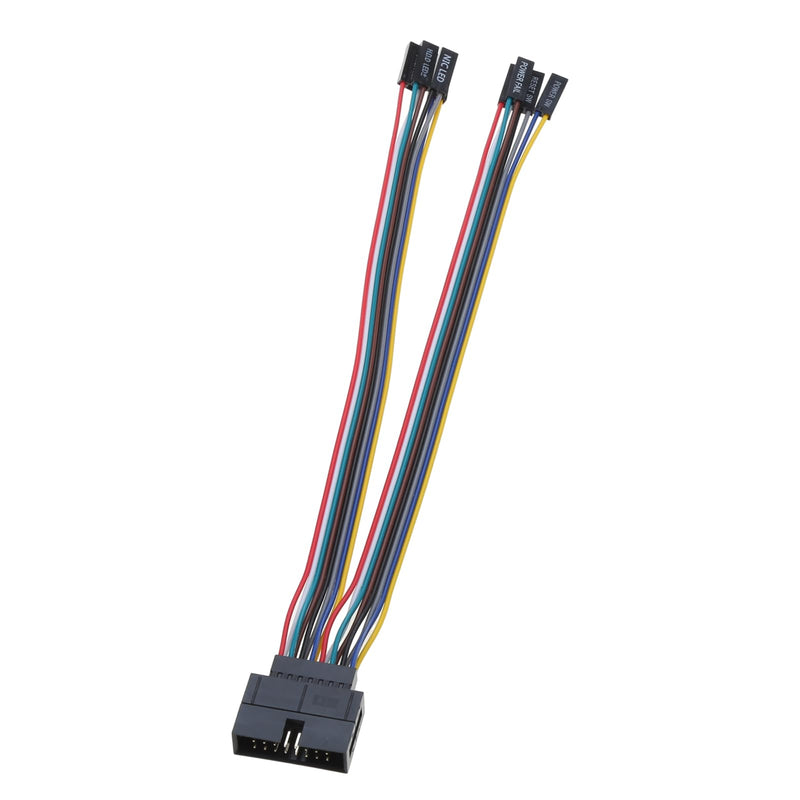 Supermicro Panel Switches Cable Switches Adapter Jumper Line Server Chassis Adapter Cable Front Panel Connector Adapter for Different Models of Computer Case
