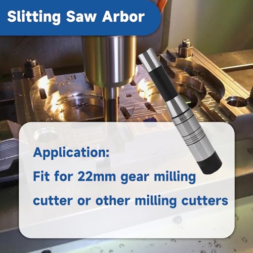 WFLNHB Milling Machine Arbor 22mm R8 Slitting Saw Arbor Replacement for Milling Machine Bridgeport