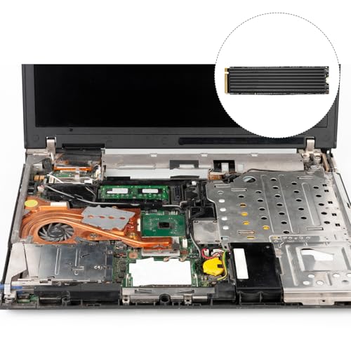 QUARKZMAN M.2 2280 NVMe SSD Heatsink Cooler with Aluminum Alloy Thermal Pad for PC, 70 x 22 x 6 mm, White