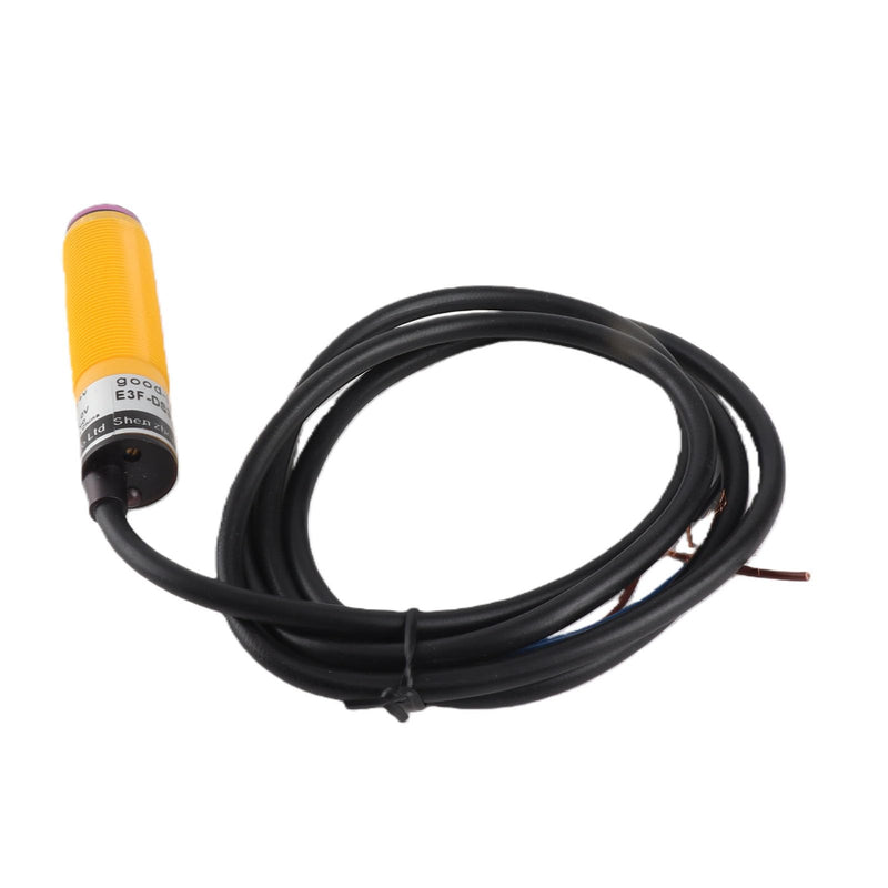 Photoelectric Proximity Sensor, Reflection Light Sensor E3F DS30C4, Sensing Distance 10-30 cm, NPN Normal Open, DC6-36V, for Automation, Conveyor Systems, DIY