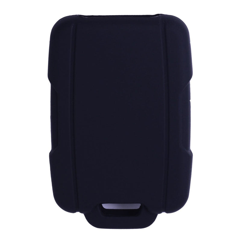 2Pcs XUHANG Sillicone Key fob Skin Key Cover Remote Case Protector Shell for Chevrolet Silverado Colorado GMC Sierra Yukon Cadillac Smart Remote Black 2black