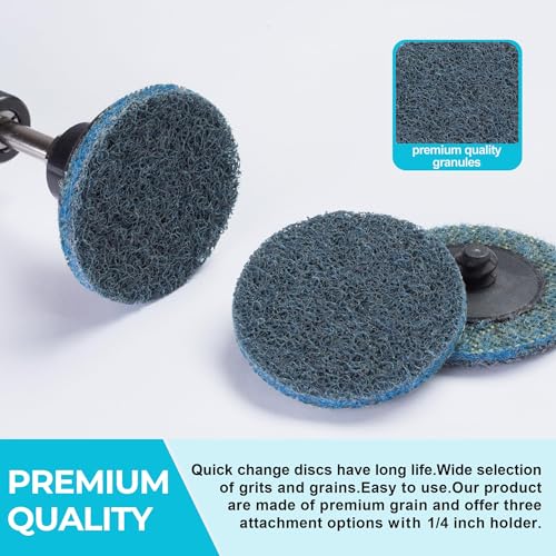 150 PCS Sanding Discs 2 Inch Quick Change Sanding Discs Die Grinder Sanding Disc Fine Coarse Medium Surface Conditioning Discs for Burr Finish Rust Paint Removal 150PCS 2 inch