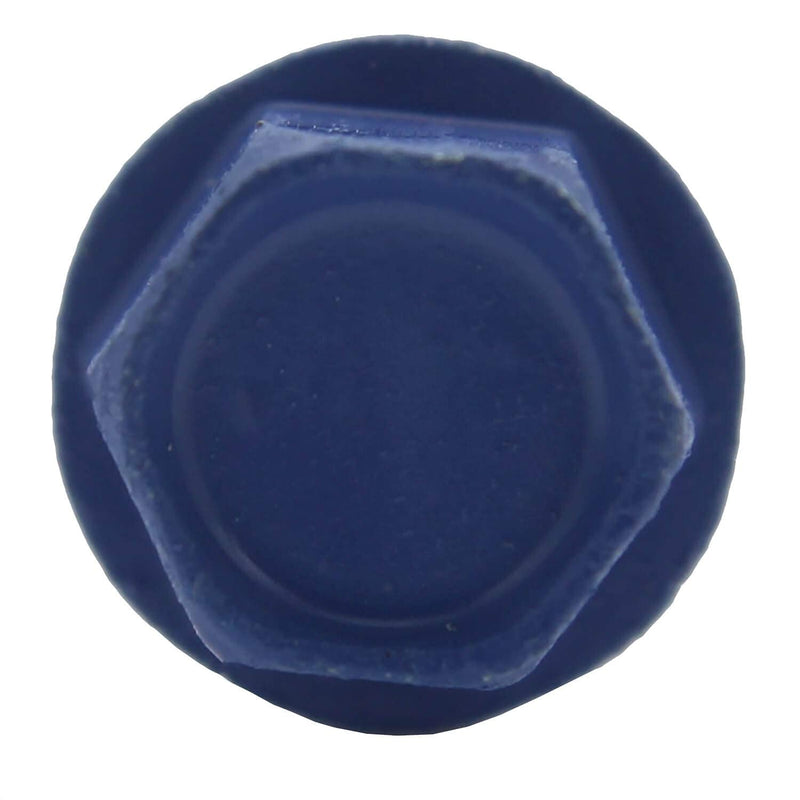 Blue Concrete Anchor Screws 1/4" x 1-3/4" Carbon Steel Hardened - Interior & Exterior Coated Rust and Corrosion Resistant Screws (Qty 100) 1/4" x 1-3/4" 100 Count