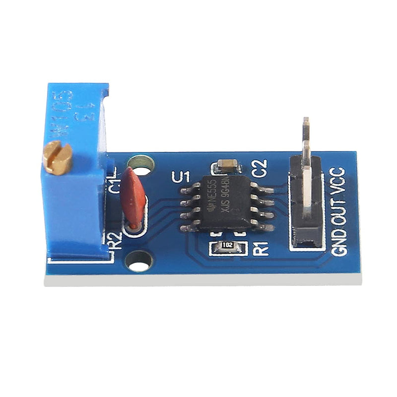 DollaTek 5PCS NE555 Pulse Generator Adjustable Frequency Module 5-12V DC