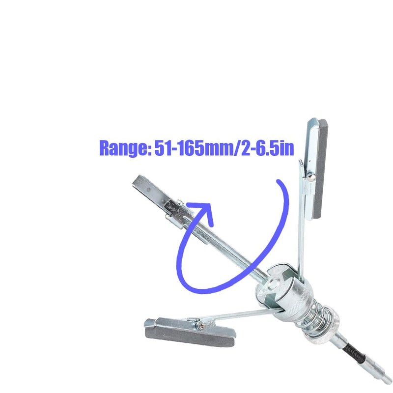 Joyzan Engine Cylinder Hone, Honing Tool 3 Jaws Polishing Tool Cylinder Grinder Honing Device Engine Brake Cylinder Grinding Tool Set Cylinder Friction Device Adjustable Honing Brush