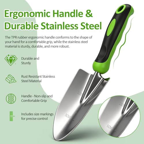 Gardening Tools Set with Floral Handbag,Gardening Gifts for Women