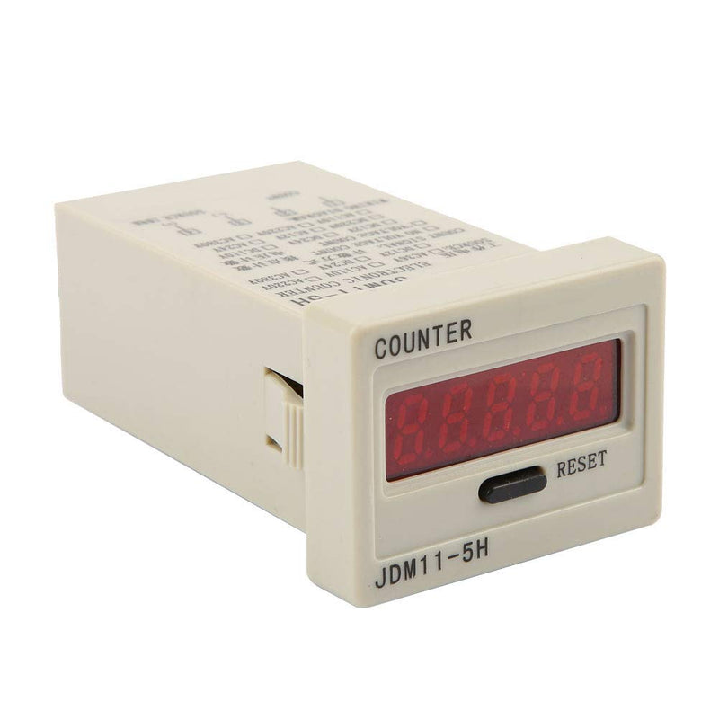 DIGITEN 0-99999 Digital Counter, LED Counter Electronic Counter JDM11-5H AC220V / DC36V / DC 24V / DC 12V (DC12V) DC12V
