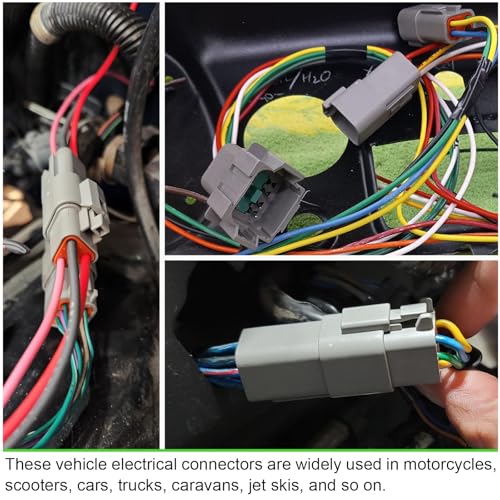 2/3/4 Pin Deutsch Connector Kit 18 Set Waterproof DT Connector with Crimper 2-3-4pin/18kit With Crimper