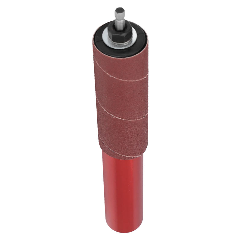 Fafeicy 3/8" Aluminum Alloy Spindle Grinder Adapter Wood Metal Grinding Drum Mandrel