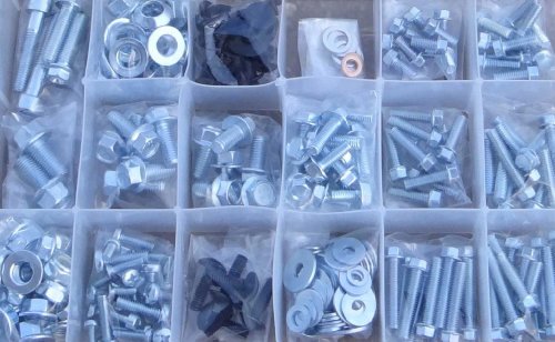 250pc Specbolt Suzuki Utility ATV Bolt Kit for Maintenance & Restoration OEM Spec Fasteners King Quad Runner Master KingQuad Eiger Vinson Ozark Twin Peaks LT-F500 4x4 FX FW 750 700 500 450 400 300 250