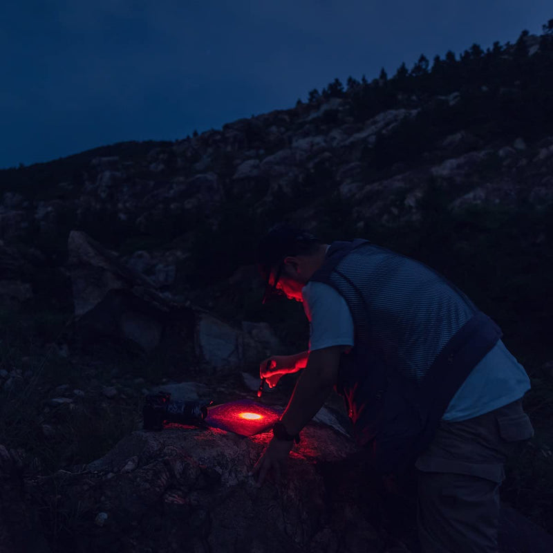 Weltool M6-RD Red LED Dark Adjustment Penlight for Pilots Watching Navigation Charts, HGN Tests, SFST and ARIDE to Dry Reviews, Pocket Pen Light with Clip for Doctors and Veterinarians