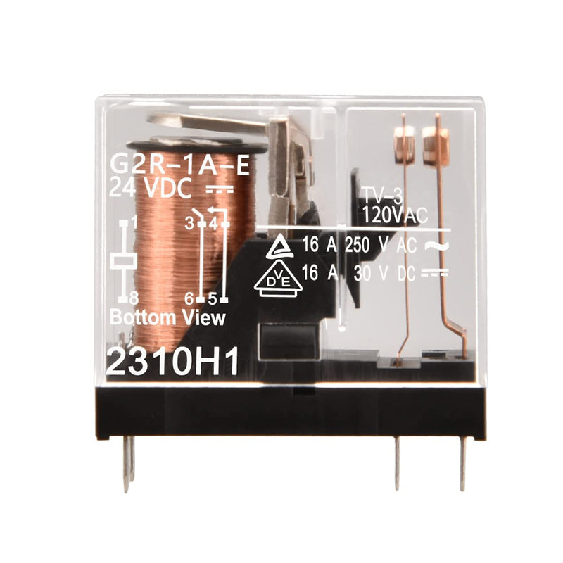 Heschen Relay Electromagnetic G2R-1A-E 24VDC SPST Closer 16A / 250VAC Mounting PCB 6-Pin