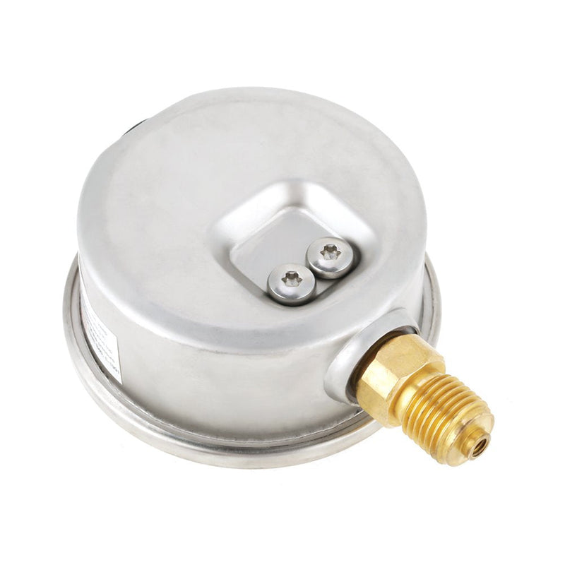 0-400BAR 0-5800PSI G1 / 4 63mm Dial Indicator Hydraulic Pressure Gauge High Precision REUSABLE PACKAGING socialme-eu