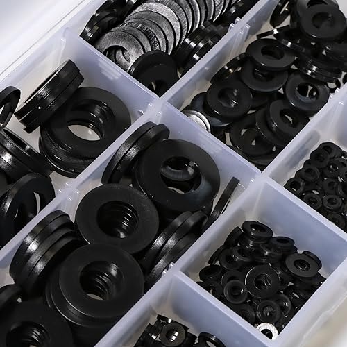 Black Nylon Washer kit and White Nylon Washer kit Together