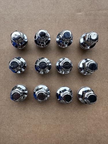 12pcs 611-342 M14*1.5 Wheel Lug Nuts 40224-1LA3A Hex 21mm, Heigth 42mm Replacement for Nissan NV1500 NV2500 NV3500 Titan XD Armada, Infiniti QX56 QX80