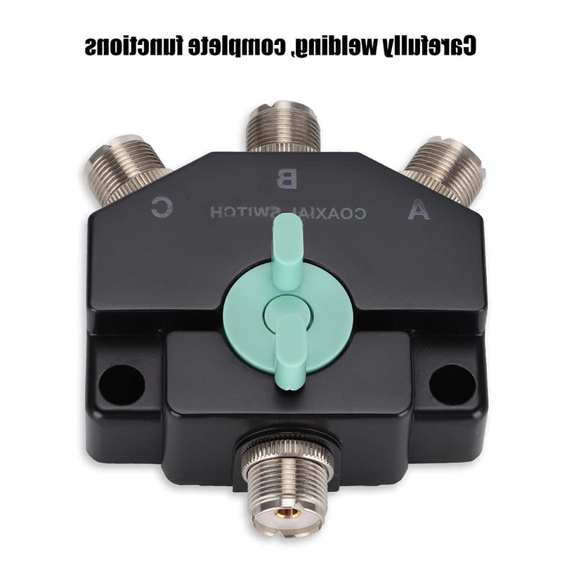 Wideband Coax Switch, Connected to Three Antennas, Interface Made by Technology, Adjust The Received by Switching The Antenna.