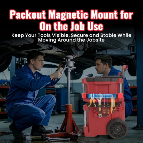 Magnetic Tool Holder Compatible with Milwaukee Packout Toolbox