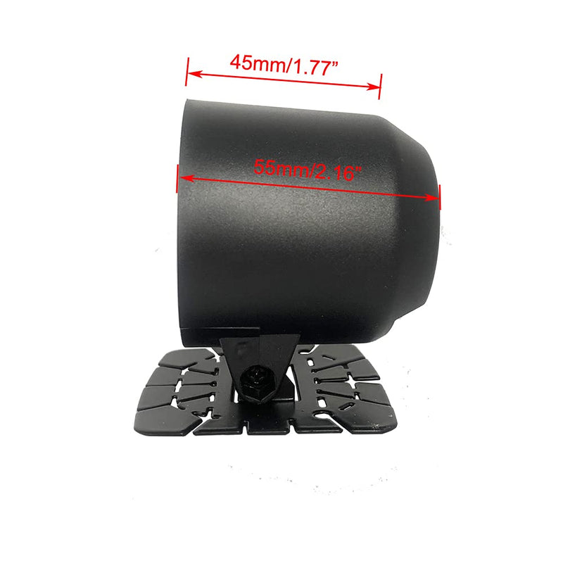 Universal 52mm 2" Single Gauge Pod Dash Swivel Mount Holder Fits for Automotive Replacement Housing Pods Meter Cup (Small) Small