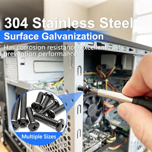 1287Pcs Nuts and Bolts Assortment Kit, 304 Stainless Steel Bolts Machine Screws Hardware Assortment Kit, Metric & SAE Phillips Pan Head Screws, Assorted Bolts, Nuts and Washers Kit + 237PCS Mac
