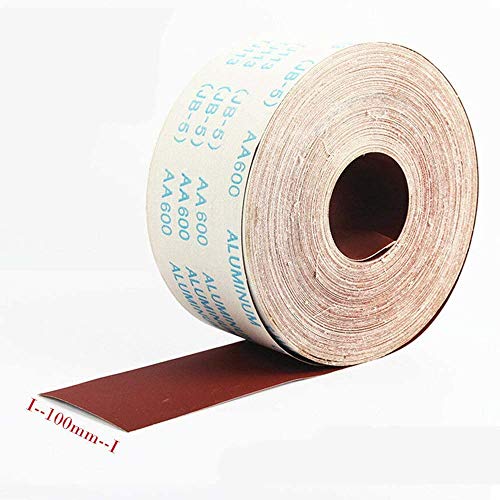 150 Grit Sanding Paper roll Abrasive Sanding Roll Polishing Tools for Metal and Wood 10m x 100mm, 2pcs