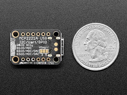 Adafruit MCP2221A Breakout - General Purpose USB to GPIO ADC I2C