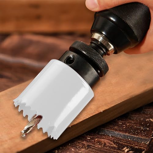 Hole Saw Set LAIWEI 15PCS Suitable for Quickly Cutting Thin Metal Sheets, Round Water Pipes, Wood, Plastic, Gypsum Board, and Other Materials(3/4" to2-1/2”)