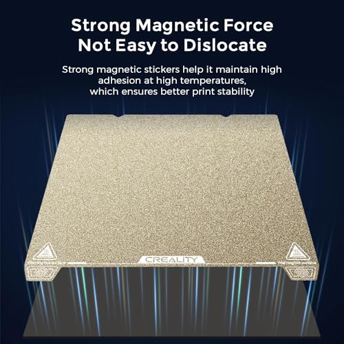 Creality Ender 3 S1 Pro Original Build Plate 235x235mm Magnetic Bed Plate Texture Removable PEI Sheet for Ender 3 V3 SE/Ender 3 V3 KE/Ender 3 S1/Ender 3/Ender 5 S1/Ender 5 Pro/K1/K1C/K1 SE/CR-10 SE Ender 3 S1/S1 Pro PEI Build Plate 235*235mm