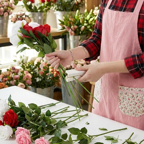 Pack of 2 Rose Thorn Remover Tool for Removal, Efficient Rose Cutting, Florist Supplies, Accessories Tools for Burr Removal for Garden, Florists, Gardening, Flower Arrangements (Green, White)