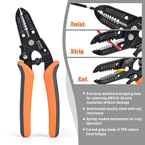 iCrimp Ratchet Wire Crimping Tool Set w/ 5 Interchangeable Jaws IWS-30J Terminal Tool Set